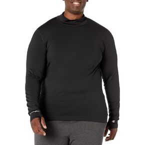 Champion Men’s Cold Weather Long Sleeve Tee, Men’s Mock Neck Tee, Men’s Long Sleeve Shirt in Kuwait