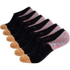 JOYNÉE Men's 6 Pack Casual Cushion Anti-Slid Cotton No Show Socks with Silicone in Kuwait