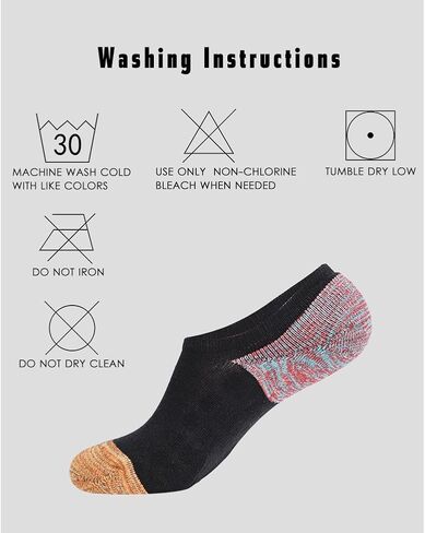 JOYNÉE Men's 6 Pack Casual Cushion Anti-Slid Cotton No Show Socks with Silicone in Kuwait