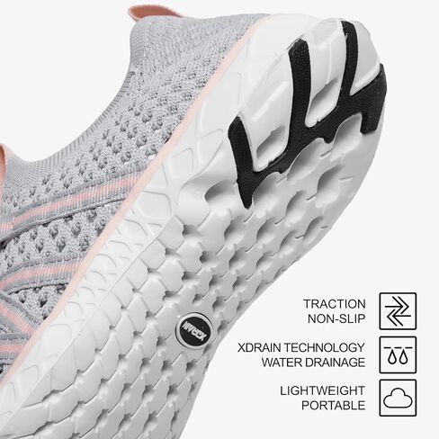 أحذية مائية رياضية مائية للسيدات من KOLILI - نسيج مطاطي ونعل فائق التصريف، دعم للقوس | سريع الجفاف | وزن خفيف in Kuwait