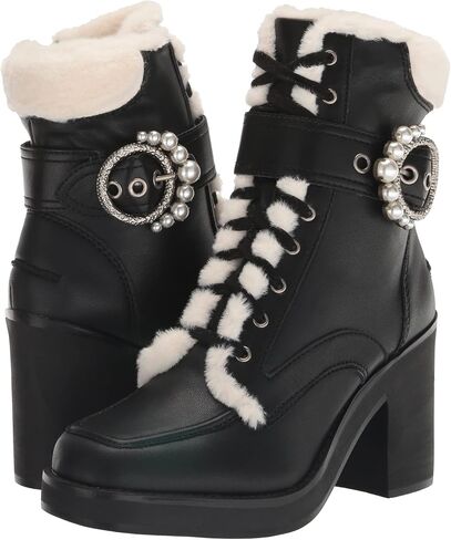 Karl Lagerfeld Paris Women's Elevated Everyday Fashion Style Dottie Shoe Ankle Boot in Saudi Arabia