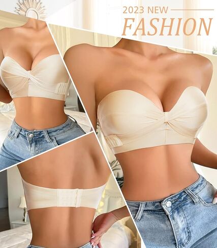 حمالات صدر نسائية بدون حمالات قابلة للتحويل بدون حمالات، حمالة صدر متعددة الاتجاهات مقاس كبير غير قابلة للانزلاق in Kuwait