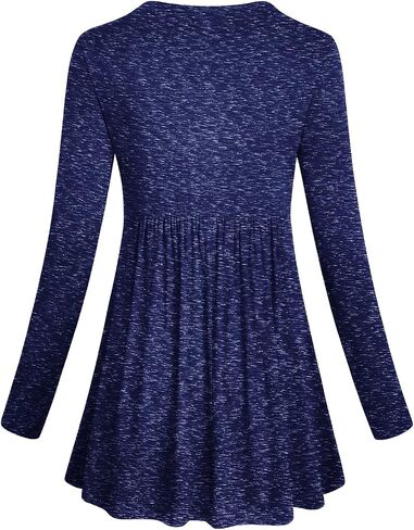 SeSe Code Long Sleeve Womens Tops Dressy Casual Plus Size Tunic Blouses Wear with Leggings in Saudi Arabia