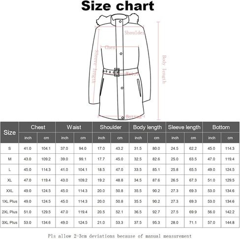 سترة شتوية نسائية دافئة من Facitisu، معطف طويل بغطاء للرأس من الفرو الصناعي ومبطن بالصوف الشيربا in Kuwait