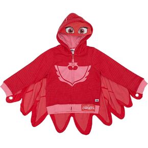سترة بغطاء رأس من الصوف بسحاب للفتيات من PJ Masks مع قناع شبكي ورداء قابل للفصل in Kuwait