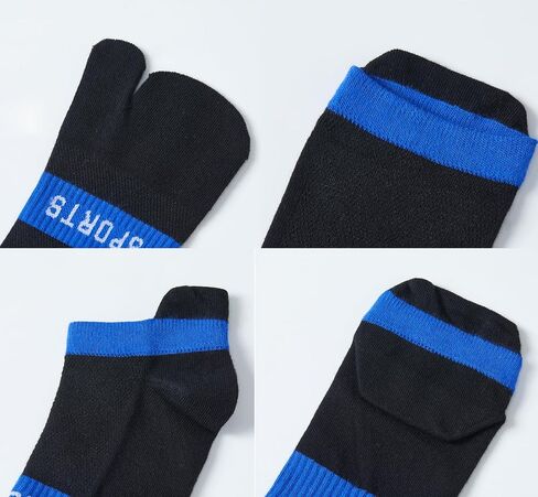 Men's Tabi Socks Flip Flop Split Toe Big Toe Cotton Athletic 4 Pack 6 Pack in Kuwait