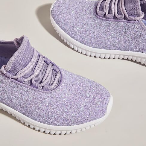 K KIP WOK Fashion Glitter Sneakers for Womens Silp On Running Shoes Lightweigt Tennis Walking Sneakers in Kuwait