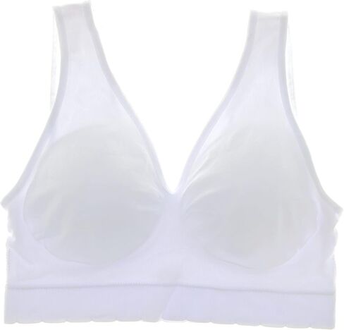 مجموعة حمالة صدر مريحة للنساء من Delta Burke Intimates مقاس كبير بدون خياطة وحزام دانتيل (3Pr) in Kuwait