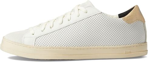P448 Women's John Pink Python-Printed Leather Low-Top Italian Sneaker in Saudi Arabia