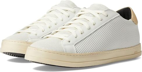 P448 Women's John Pink Python-Printed Leather Low-Top Italian Sneaker in Saudi Arabia