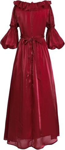 LTAKK فستان عصر النهضة للنساء زي القرون الوسطى فساتين فيكتورية تنورة قرصان فستان ساحرة خرافية in Kuwait