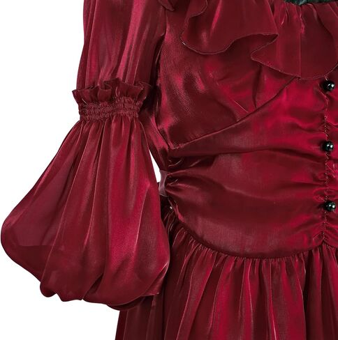 LTAKK فستان عصر النهضة للنساء زي القرون الوسطى فساتين فيكتورية تنورة قرصان فستان ساحرة خرافية in Kuwait