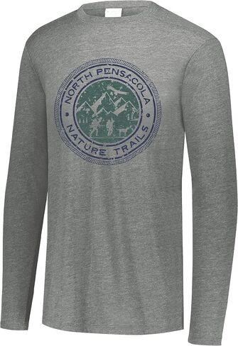 Augusta Sportswear للرجال ثلاثة مزيج طويل الأكمام طاقم كم طويل in Kuwait