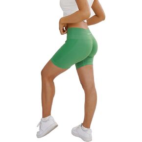ROOOKU Uplift Gym Shorts for Women Seamless Scrunch Butt Lifting Workout Booty High Waisted Compression Yoga Shorts