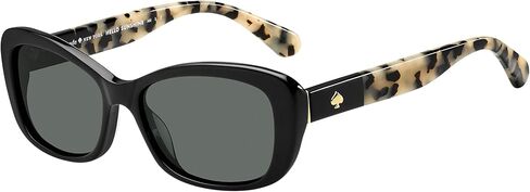 نظارة شمسية Kate Spade Claretta/S مستطيلة الشكل للنساء + حزمة مع مجموعة العناية بالنظارات من Designer iWear in Saudi Arabia