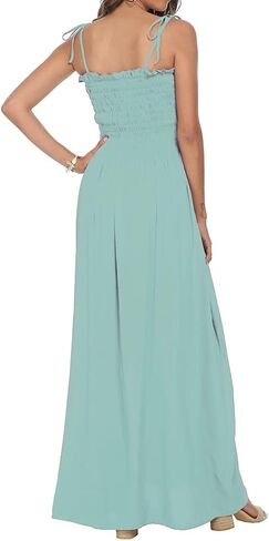 pasidvy Women's Summer Bohemian Party Maxi Dress Off Shoulder Beach Cover-up Long Dress in Saudi Arabia