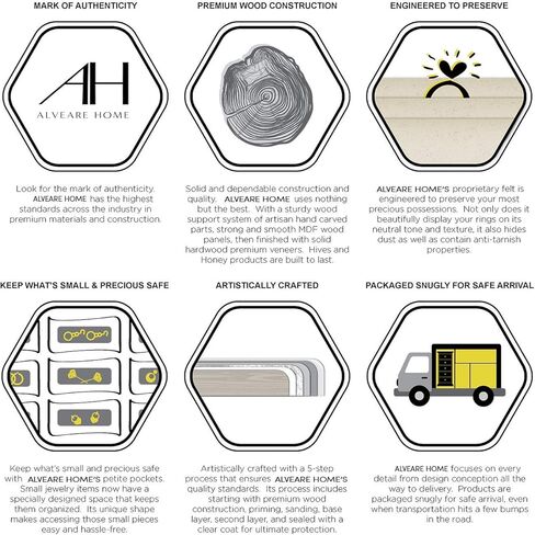 الفيرا هوم خزانة مجوهرات قائمة من شايلا، لون الجوز in Kuwait