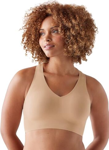 True Everybody by True & Co Women's Wide Strap Racerback Mesh Bralette in Kuwait