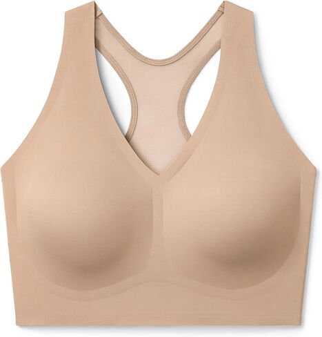 True Everybody by True & Co Women's Wide Strap Racerback Mesh Bralette in Kuwait