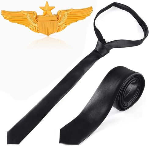Yewong Airline Pilot Captain Hat الطيار زي ملحق مع نظارات شمسية Captain Halloween Party Cosplay Supply in Kuwait
