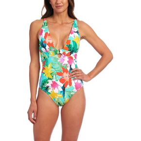 La Blanca Women's One Piece Swimsuit Plunge Tummy Control Bathing Suit in Kuwait