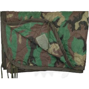 U.S. Military Poncho Liner Woodland Camo Previously Issued