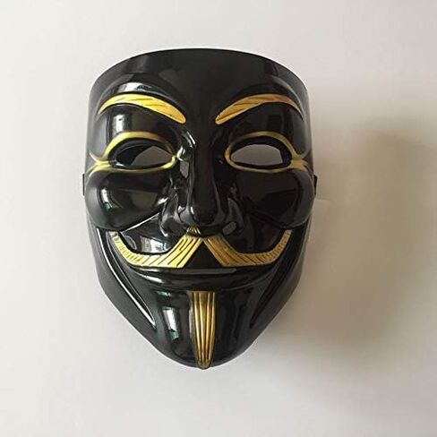 4packs Ayaoch V for Vendetta Guy Mask Halloween Cosplay Masquerade Prop Bar Party Masks للجنسين in Kuwait