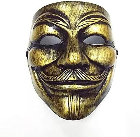 4packs Ayaoch V for Vendetta Guy Mask Halloween Cosplay Masquerade Prop Bar Party Masks للجنسين in Kuwait