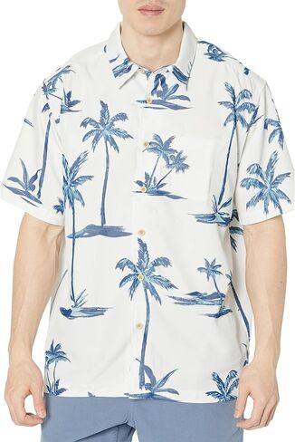 Quiksilver Men's Sea Breezer Button Up Floral Collared Shirt in Saudi Arabia