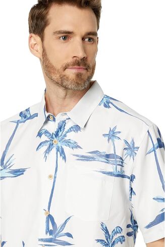 Quiksilver Men's Sea Breezer Button Up Floral Collared Shirt in Saudi Arabia
