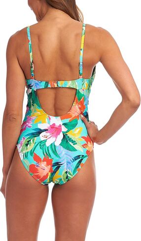 La Blanca Women's One Piece Swimsuit Plunge Tummy Control Bathing Suit in Kuwait