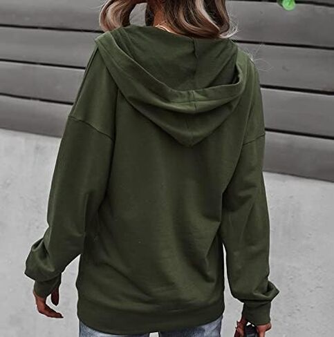 Tickled Teal Women's Long Sleeve Casual Loose Sweater Outerwear in Kuwait