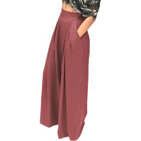 MHGFELKY Women's Stretchy Wide Leg Palazzo Lounge Pants Casual Comfy High Waist Pajama Pants