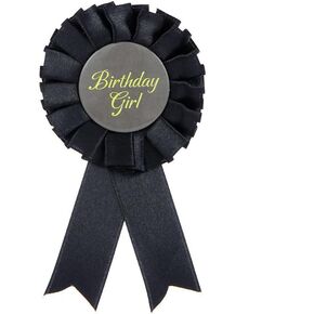 Birthday Queen Tinplate Badge Pin Happy Birthday Award Badge Pin Rosette Crown Button for Women Girl Girl Princess Theme Birthday Party Decorations