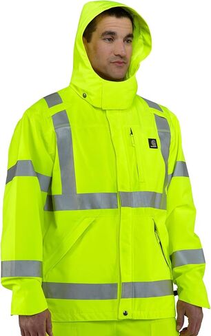 Carhartt Men's Big & Tall High Visibility Class 3 Waterproof Jacket in Saudi Arabia