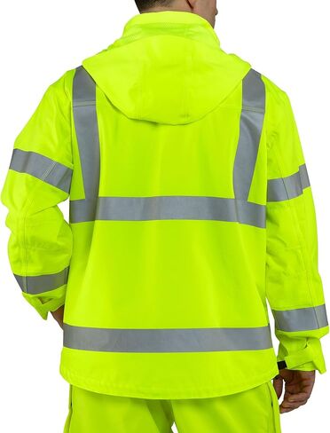 Carhartt Men's Big & Tall High Visibility Class 3 Waterproof Jacket in Saudi Arabia