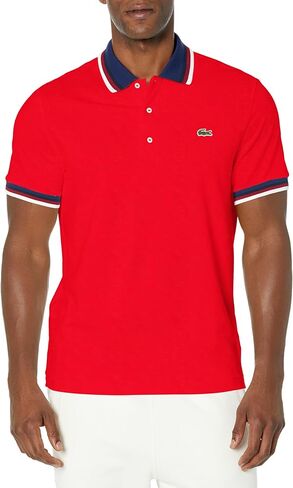 Lacoste Men's Regular Fit Stretch Piqué Polo Shirt in Kuwait