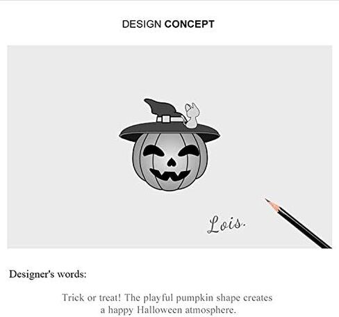 FAEFASH Halloween Ghost Charm Skull Charm 925 Sterling Silver Black Cat,Haunted House, Pumpkin Charm Fit Pandora Style Bracelet,Gifts for Halloween in Kuwait