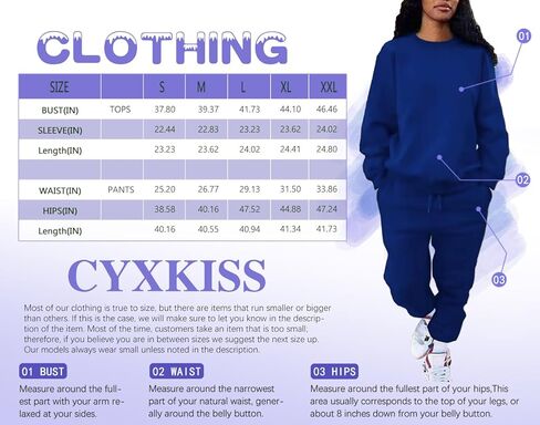 CYXKISS بدلات رياضية مخملية للنساء مجموعة SweatSuit قطعتين طويلة الأكمام عداء ببطء مجموعات الركض عادية 2 قطعة وتتسابق للنساء in Kuwait
