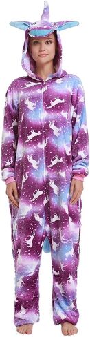Unisex Unicorn Costumes Pyjamas, Adult Women Men Animal Cosplay Onesie in Kuwait