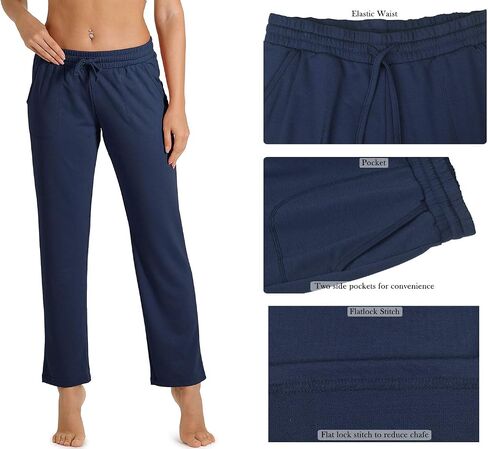 icyzone Sweatpants for Women - Active Joggers Athletic Yoga Lounge Pants with Pockets in Saudi Arabia