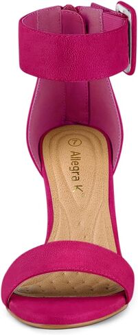 صندل نسائي بكعب عالٍ من Allegra K بحزام الكاحل in Kuwait