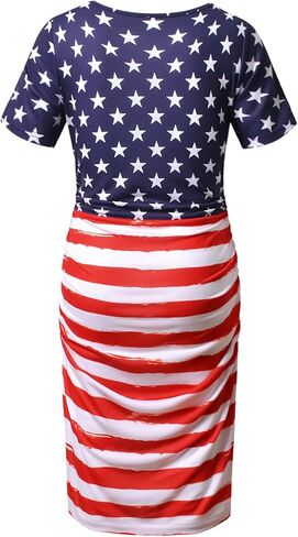 فستان GINKANA للحوامل بأكمام قصيرة وجوانب مكشكشة، ملابس حمل كاجوال in Kuwait