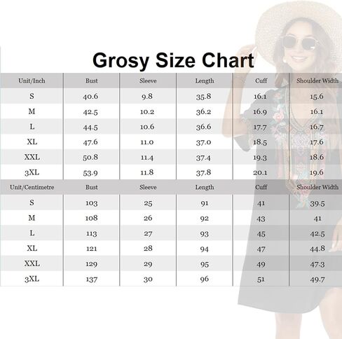 Grosy Women's Embroidered Mexican Peasant Dresses, Plus Size Fiesta Boho Dress for Women, Traditional Floral Bohemian Tunic in Kuwait