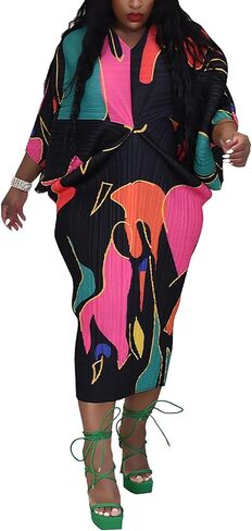 Women's Floral Print Pleated Long Dress Elegant Stretchy Flowy Ruched Midi Dress for Party Club in Kuwait
