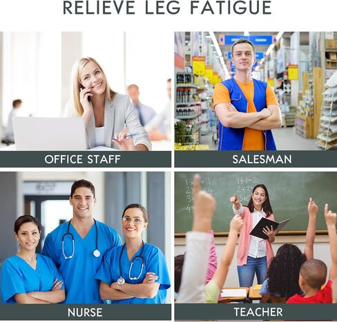 6 أزواج من جوارب ضغط من الخيزران الماصة للرطوبة من أثليمو 8-15 ملم زئبق للرجال، جوارب طويلة للركبة in Kuwait