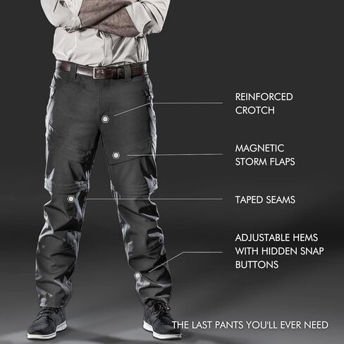 بنطال إكسبيديشن GRAPHENE-X | نسيج الجرافين المتكامل | مقاومة للماء وحماية متينة للغاية | سلسلة كل شيء برهان in Kuwait