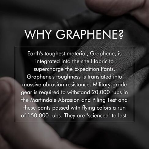 بنطال إكسبيديشن GRAPHENE-X | نسيج الجرافين المتكامل | مقاومة للماء وحماية متينة للغاية | سلسلة كل شيء برهان in Kuwait