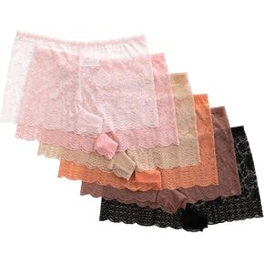 سراويل قصيرة للسيدات من Alyce Ives Intimates بمقاس كبير من الدانتيل بدون عرض، 6 قطع in Kuwait