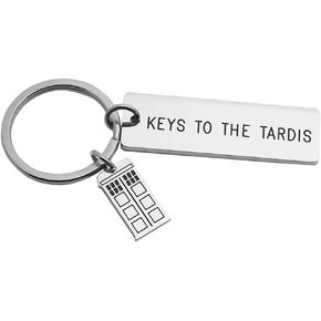 JINGMRUO Doctor Who مفاتيح المجوهرات لسوار Tardis أو سلسلة المفاتيح مع صندوق الشرطة هدية ساحرة له هدية أفضل صديق لها in Kuwait